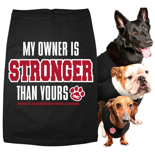 DOG COATS: MY OWNER IS STRONGER THAN YOURS-58 - Monsta Clothing Australia