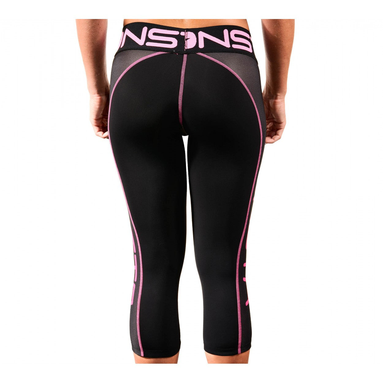 Capris: Monsta Compression Stripe-191 - Monsta Clothing Australia