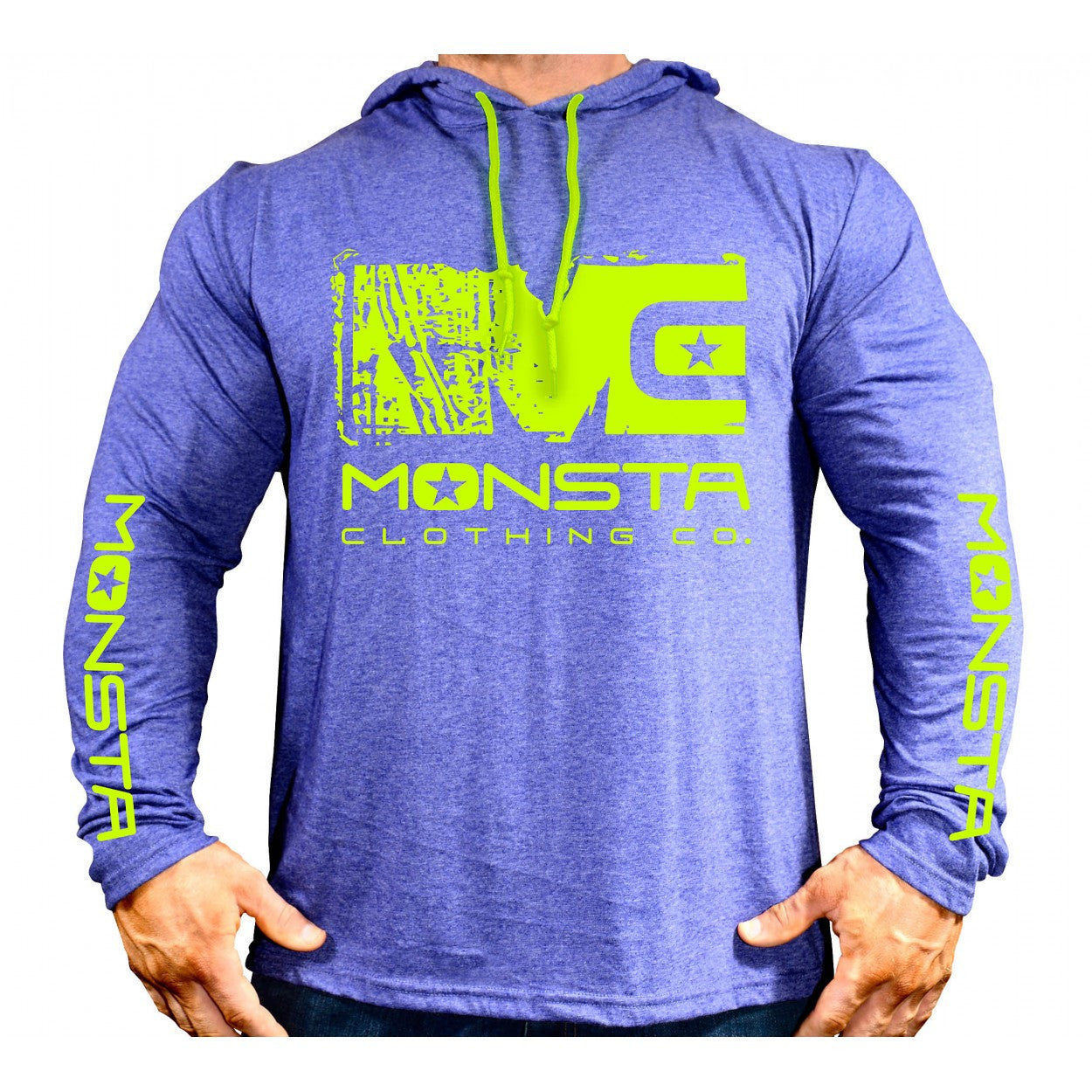 L/Sleeve Hoodie: MC- Monsta-107 - Monsta Clothing Australia