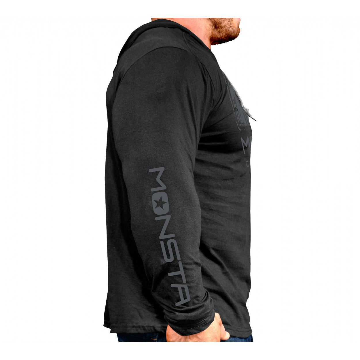 L/Sleeve Hoodie: MC- Monsta-107 - Monsta Clothing Australia